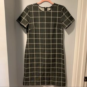 Ann Taylor Plaid Shift Dress